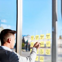 Pack of 5 Post-it 100 Rec Super Sticky Notes 654R-5SSCY 76mm x 76mm Yellow