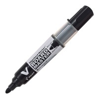 Pilot BeGreen V Board Whiteboard Marker Bullet Black (WBMA-VBM-M-B-BG)