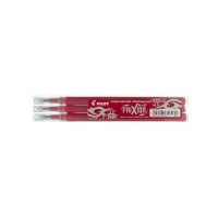Pilot Frixion Erasable Refill Fine Red, Pack of 3 (BLS-FR7-R-S3P)