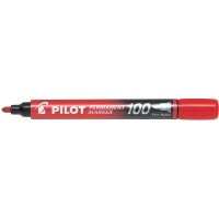 Pilot SCA 100 Permanent Marker Bullet Red (SCA-100-R)