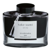 Pilot Iroshizuku Ink 50ml Bamboo Charcoal Take-sumi (INK-50-TAK-INT) Pilot Iroshizuku Ink 50ml Bamboo Charcoal Take-sumi (INK-50-TAK-INT)