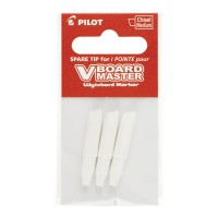 Pilot BeGreen V Board Whiteboard Marker Chisel Tips, Pack of 3 (WBTIP-VBM-MC)