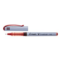 Pilot V-Fineliner Fibre Tip 0.5mm Red (SW-VPP-R)