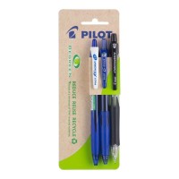 Pilot BeGreen Rexgrip G-Knock Progrex Assorted, Pack of 3 HS Pilot BeGreen Rexgrip G-Knock Progrex Assorted, Pack of 3 HS