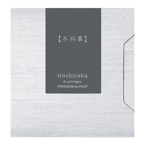 Pilot Iroshizuku Ink Cartridge Old Man Winter Fuyu-syogun, Pack of 6 (IRF-6S-FS) Pilot Iroshizuku Ink Cartridge Old Man Winter Fuyu-syogun, Pack of 6 (IRF-6S-FS)