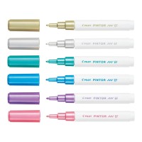 Pilot Pintor Marker Extra Fine Metallic, Pack of 6