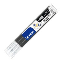 Pilot Frixion Erasable Refill Broad Black, Pack of 3 (BLS-FR10-B-S3P)