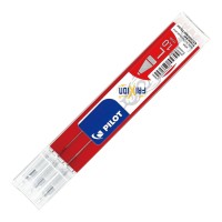 Pilot Frixion Erasable Refill Broad Red, Pack of 3 (BLS-FR10-R-S3P)