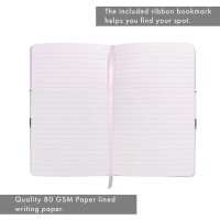 Pukka Signature Lined Soft Cover Notebook Purple 130mm x 210mm 192 Pages 80gsm
