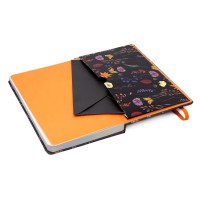 Pukka Bloom Softcover Notebook Black 130mm x 210mm 192 Pages 80gsm