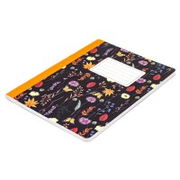 Pukka Bloom Composition Notebook Black 247mm x 190 mm 80gsm Pukka Bloom Composition Notebook Black 247mm x 190 mm 80gsm