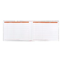 Pukka Bloom Visitors Book Black 210mm x 297mm (A4) 96 Pages 120 gsm