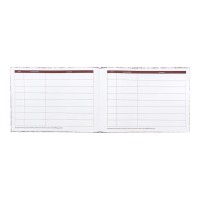 Pukka Bloom Visitors Book Cream 210mm x 297mm (A4) 96 Pages 120 gsm