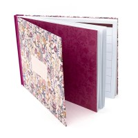Pukka Bloom Visitors Book Cream 210mm x 297mm (A4) 96 Pages 120 gsm