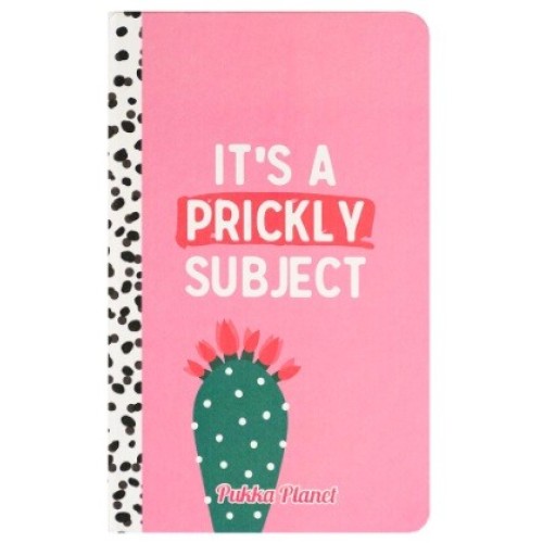 Pukka Planet Soft Cover Notebook It's a Prickly Subject 192 Pages 130mm x 210mm 90gsm Pukka Planet Soft Cover Notebook It's a Prickly Subject 192 Pages 130mm x 210mm 90gsm
