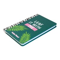 Pukka Planet Soft Cover Notebook Leaf it with Me 130mm x 210mm 192 Pages 90gsm Pukka Planet Soft Cover Notebook Leaf it with Me 130mm x 210mm 192 Pages 90gsm