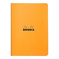Rhodia Classic Notebook Stapled A5 Lined Orange