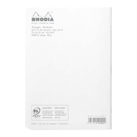 Rhodia Classic Notebook Stapled A5 Dotted White