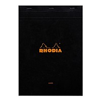 Rhodia Bloc Pad No. 18 A4 Lined Black