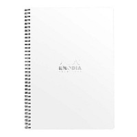 Rhodia Classic Notebook Spiral A4+ Lined White