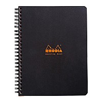 Rhodia Meeting Book Spiral A5+ Black