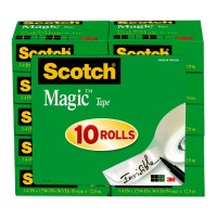 10-PK Scotch Magic Tape 810 19mm x 33m