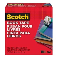 Scotch Tape Book Repair 845 101mm x 13.7m Transparent Scotch Tape Book Repair 845 101mm x 13.7m Transparent