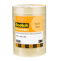 8-Pack Scotch Sticky Tape 502 18mm x 66m
