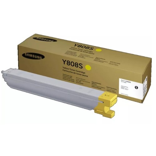 Samsung CLT-Y808S Yellow Toner Cartridge - Genuine Samsung CLT-Y808S Yellow Toner Cartridge - Genuine