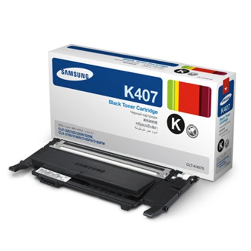 Samsung CLT-K407S Black Toner - CLP320 CLP325 CLX3185 - Genuine Samsung CLT-K407S Black Toner - CLP320 CLP325 CLX3185 - Genuine