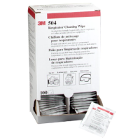 3M Respirator Cleaning Wipes 504 Pack of 100