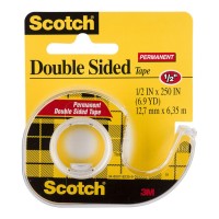 Scotch Double Sided Tape Dispenser 136  12.7mm x 6.35m