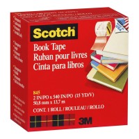Scotch Tape Book Repair 845 50mm x 13.7m Transparent