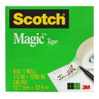 Scotch Magic Tape 810 - 12.7mm x 32.9m