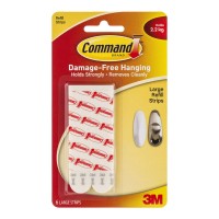 Command Strips Refill 17023P Large White 6 Pack