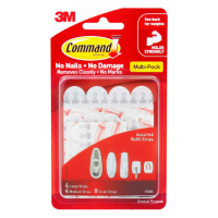 Command Strips Refill 17200 Assorted White Pk/16