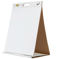 6-Pack Post-it Tabletop Easel Pad 563 - 508mm x 584mm White 6 x 20 Sheets