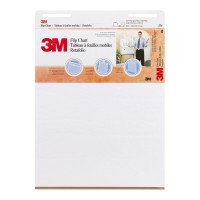 2-Pack 3M 2-Pack Flip Chart 570 White 635 x 762mm