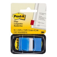 Post-it Flags 680-2 Singles Blue 25x43mm 50 Pack