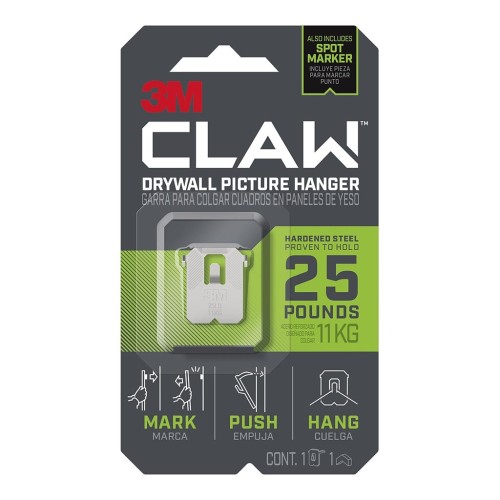 3M CLAW Drywall Picture Hanger 11 kg 3M CLAW Drywall Picture Hanger 11 kg