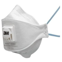 10-Pack 3M 9322A+ Respirator Aura Flat Fold Standard White 10-Pack 3M 9322A+ Respirator Aura Flat Fold Standard White