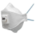 10-Pack 3M 9322A+ Respirator Aura Flat Fold Standard White