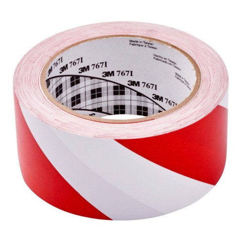 24-Pack 3M Safety Stripe Vinyl Tape 767 50mm x 33mm Red/White 24-Pack 3M Safety Stripe Vinyl Tape 767 50mm x 33mm Red/White