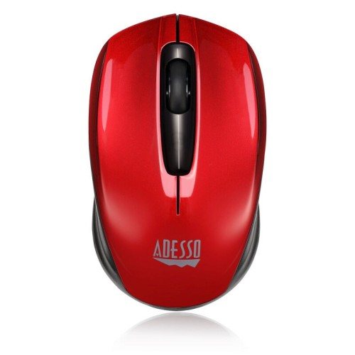 Adesso Wireless Mini Mouse Red Adesso Wireless Mini Mouse Red