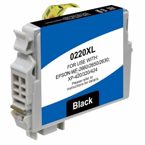 Epson 220XL - C13T294192 Black Ink Cartridge 500 Pages - Compatible Epson 220XL - C13T294192 Black Ink Cartridge 500 Pages - Compatible