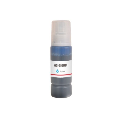 Canon GI60C Cyan Endurance Ink 7,700 Pages - Compatible Canon GI60C Cyan Endurance Ink 7,700 Pages - Compatible