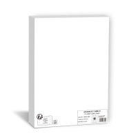 100 A4 Adhesive Label Sheets 70mm x 25.4mm - 33 Per Page