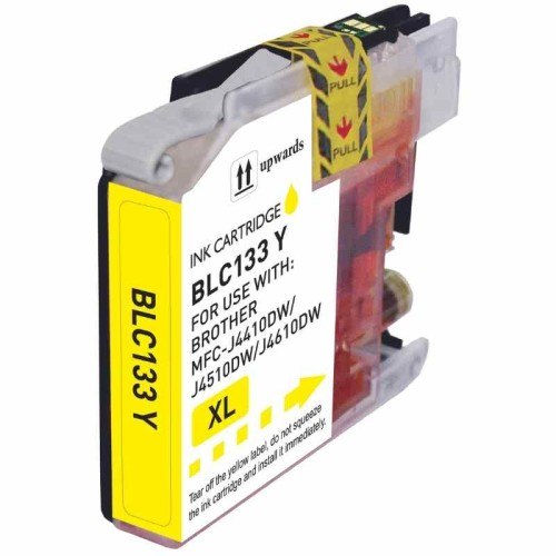 Brother LC133Y - LC131Y Yellow Ink Cartridge 600 Pages - Compatible