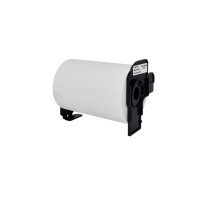 Brother DK11241 BK on WH 102mm x 152mm 200 Large Address Labels - Compatible