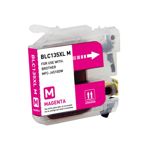 Brother LC135XLM Magenta Ink Cartridge 1,200 - Compatible Brother LC135XLM Magenta Ink Cartridge 1,200 - Compatible